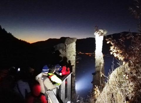 Tra le Piramidi di notte...