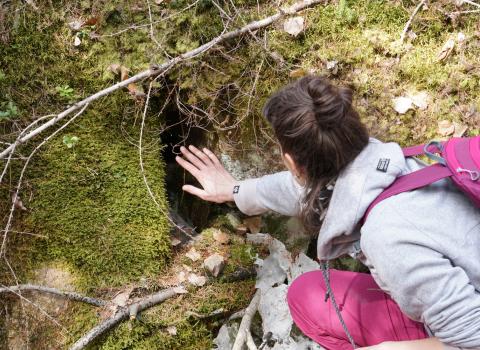 Il Lago di Lases e le “buse del giaz”